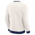 New York Giants Darius Rucker Collection by Fanatics Cream Colorblock Pullover Sweatshirt