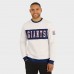 New York Giants Darius Rucker Collection by Fanatics Cream Colorblock Pullover Sweatshirt