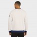 New York Giants Darius Rucker Collection by Fanatics Cream Colorblock Pullover Sweatshirt