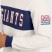 New York Giants Darius Rucker Collection by Fanatics Cream Colorblock Pullover Sweatshirt