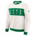 New York Jets Darius Rucker Collection by Fanatics Cream Colorblock Pullover Sweatshirt