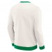 New York Jets Darius Rucker Collection by Fanatics Cream Colorblock Pullover Sweatshirt