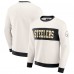 Pittsburgh Steelers Darius Rucker Collection by Fanatics Cream Colorblock Pullover Sweatshirt