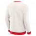 San Francisco 49ers Darius Rucker Collection by Fanatics Cream Colorblock Pullover Sweatshirt