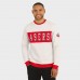 San Francisco 49ers Darius Rucker Collection by Fanatics Cream Colorblock Pullover Sweatshirt