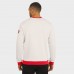 San Francisco 49ers Darius Rucker Collection by Fanatics Cream Colorblock Pullover Sweatshirt