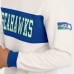 Seattle Seahawks Darius Rucker Collection by Fanatics Cream Colorblock Pullover Sweatshirt