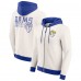 Los Angeles Rams Darius Rucker Collection by Fanatics Distressed Graphics Full-Zip Hoodie - Cream