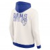 Los Angeles Rams Darius Rucker Collection by Fanatics Distressed Graphics Full-Zip Hoodie - Cream