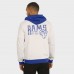 Los Angeles Rams Darius Rucker Collection by Fanatics Distressed Graphics Full-Zip Hoodie - Cream