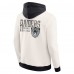 Las Vegas Raiders Darius Rucker Collection by Fanatics Cream Distressed Graphics Full-Zip Hoodie