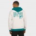 Miami Dolphins Darius Rucker Collection by Fanatics Cream Distressed Graphics Full-Zip Hoodie