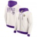 Minnesota Vikings Darius Rucker Collection by Fanatics Cream Distressed Graphics Full-Zip Hoodie