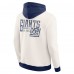 New York Giants Darius Rucker Collection by Fanatics Cream Distressed Graphics Full-Zip Hoodie