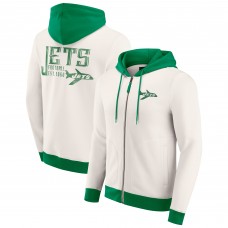 New York Jets Darius Rucker Collection by Fanatics Cream Distressed Graphics Full-Zip Hoodie New York Jets Darius Rucker Collection by Fanatics Cream Distressed Graphics Full-Zip Hoodie