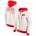 San Francisco 49ers Darius Rucker Collection by Fanatics Cream Distressed Graphics Full-Zip Hoodie