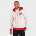 San Francisco 49ers Darius Rucker Collection by Fanatics Cream Distressed Graphics Full-Zip Hoodie