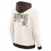 Толстовка на молнии Cleveland Browns Darius Rucker Collection by Fanatics Cream Distressed Graphics