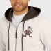 Толстовка на молнии Cleveland Browns Darius Rucker Collection by Fanatics Cream Distressed Graphics
