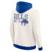 Толстовка Buffalo Bills Darius Rucker Collection by Fanatics Cream Distressed Graphics Full-Zip