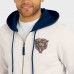 Толстовка на молнии Chicago Bears Darius Rucker Collection by Fanatics Cream Distressed Graphics