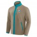 Miami Dolphins NFL x Darius Rucker Collection by Fanatics Tan Heavyweight Polar Fleece Full-Zip Jacket