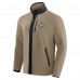 New Orleans Saints NFL x Darius Rucker Collection by Fanatics Tan Heavyweight Polar Fleece Full-Zip Jacket