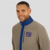 New York Giants NFL x Darius Rucker Collection by Fanatics Tan Heavyweight Polar Fleece Full-Zip Jacket
