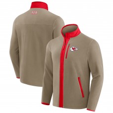 Kansas City Chiefs NFL x Darius Rucker Collection by Fanatics Tan Heavyweight Polar Fleece Full-Zip Jacket