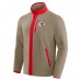 Kansas City Chiefs NFL x Darius Rucker Collection by Fanatics Tan Heavyweight Polar Fleece Full-Zip Jacket