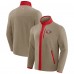 San Francisco 49ers NFL x Darius Rucker Collection by Fanatics Tan Heavyweight Polar Fleece Full-Zip Jacket