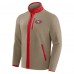 San Francisco 49ers NFL x Darius Rucker Collection by Fanatics Tan Heavyweight Polar Fleece Full-Zip Jacket
