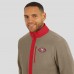 San Francisco 49ers NFL x Darius Rucker Collection by Fanatics Tan Heavyweight Polar Fleece Full-Zip Jacket