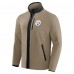 Pittsburgh Steelers NFL x Darius Rucker Collection by Fanatics Tan Heavyweight Polar Fleece Full-Zip Jacket