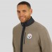 Pittsburgh Steelers NFL x Darius Rucker Collection by Fanatics Tan Heavyweight Polar Fleece Full-Zip Jacket