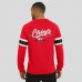 Kansas City Chiefs Darius Rucker Collection by Fanatics Red Waffle-Knit Raglan Long Sleeve Henley T-Shirt