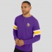 Minnesota Vikings Darius Rucker Collection by Fanatics Purple Waffle-Knit Raglan Long Sleeve Henley T-Shirt
