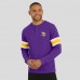 Minnesota Vikings Darius Rucker Collection by Fanatics Purple Waffle-Knit Raglan Long Sleeve Henley T-Shirt