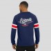 New York Giants Darius Rucker Collection by Fanatics Navy Waffle-Knit Raglan Long Sleeve Henley T-Shirt