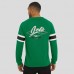 New York Jets Darius Rucker Collection by Fanatics Kelly Green Waffle-Knit Raglan Long Sleeve Henley T-Shirt