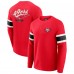 San Francisco 49ers Darius Rucker Collection by Fanatics Scarlet Waffle-Knit Raglan Long Sleeve Henley T-Shirt