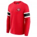 San Francisco 49ers Darius Rucker Collection by Fanatics Scarlet Waffle-Knit Raglan Long Sleeve Henley T-Shirt