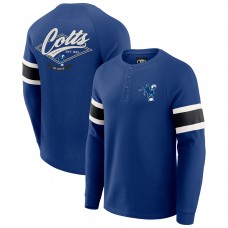 Indianapolis Colts Darius Rucker Collection by Fanatics Royal Waffle-Knit Raglan Long Sleeve Henley T-Shirt Indianapolis Colts Darius Rucker Collection by Fanatics Royal Waffle-Knit Raglan Long Sleeve Henley T-Shirt