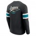 Jacksonville Jaguars Darius Rucker Collection by Fanatics Black Waffle-Knit Raglan Long Sleeve Henley T-Shirt