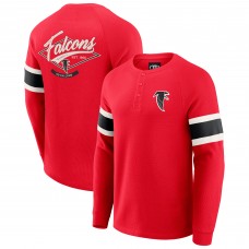 Футболка Atlanta Falcons Darius Rucker Collection by Fanatics Red Waffle-Knit Raglan Long Sleeve Henley Футболка Atlanta Falcons Darius Rucker Collection by Fanatics Red Waffle-Knit Raglan Long Sleeve Henley