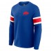 Футболка Buffalo Bills Darius Rucker Collection by Fanatics Royal Waffle-Knit Raglan Long Sleeve Henley