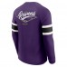 Футболка Baltimore Ravens Darius Rucker Collection by Fanatics Purple Waffle-Knit Raglan Long Sleeve Henley
