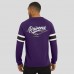 Футболка Baltimore Ravens Darius Rucker Collection by Fanatics Purple Waffle-Knit Raglan Long Sleeve Henley