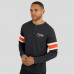 Cincinnati Bengals Darius Rucker Collection by Fanatics Black Waffle-Knit Raglan Long Sleeve Henley T-Shirt