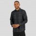 Kansas City Chiefs Darius Rucker Collection by Fanatics Black Micro Corduroy Plaid Button Up Shirt